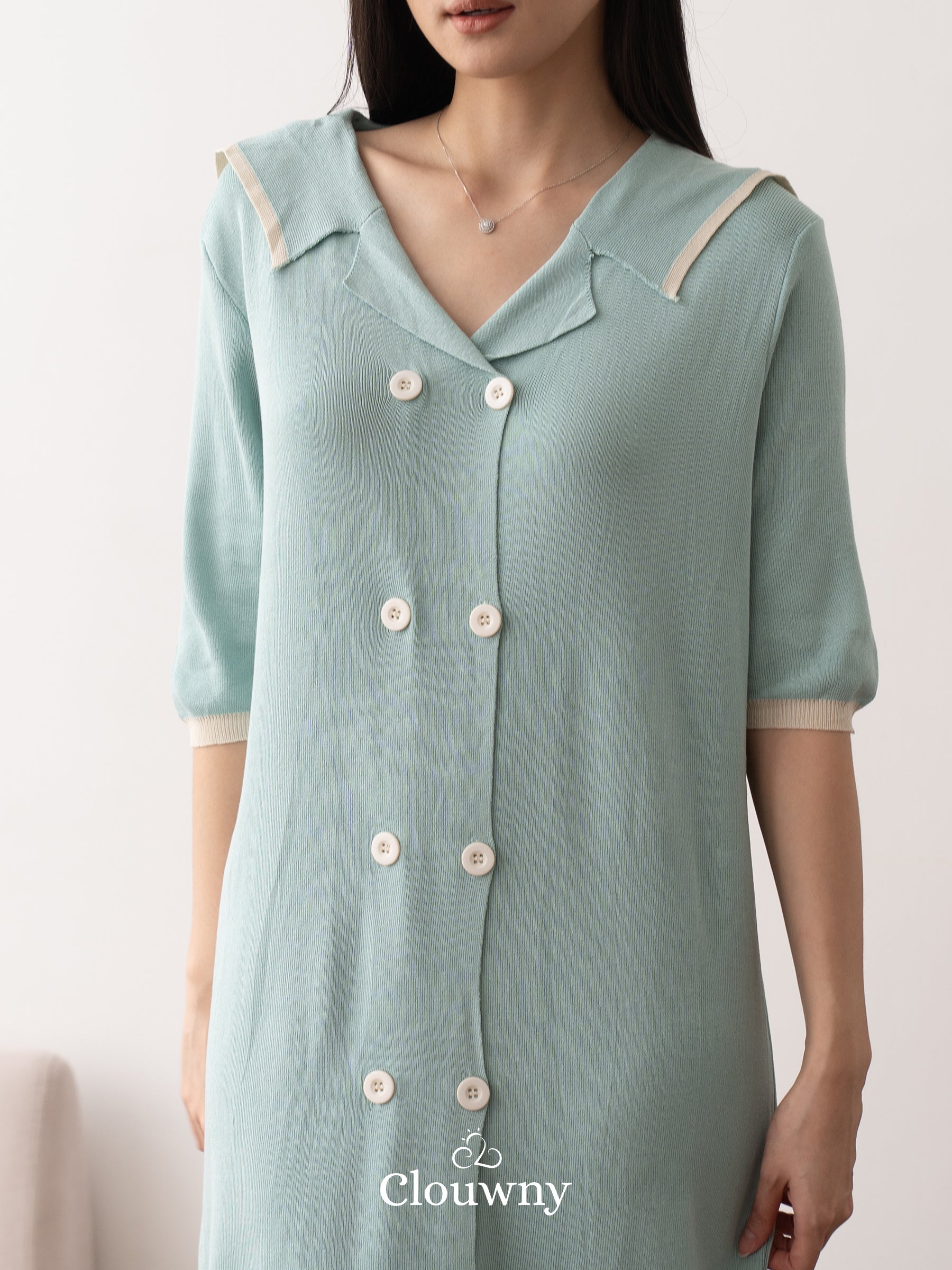 Bellen Knit Dress - Light Blue